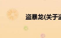 盗暴龙(关于盗暴龙的简介)