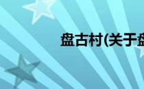 盘古村(关于盘古村的简介)
