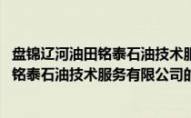 盘锦辽河油田铭泰石油技术服务有限公司(关于盘锦辽河油田铭泰石油技术服务有限公司的简介)