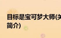 目标是宝可梦大师(关于目标是宝可梦大师的简介)