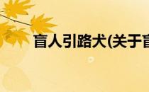 盲人引路犬(关于盲人引路犬的简介)