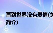 直到世界没有爱情(关于直到世界没有爱情的简介)