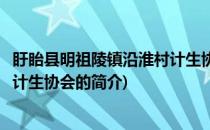 盱眙县明祖陵镇沿淮村计生协会(关于盱眙县明祖陵镇沿淮村计生协会的简介)