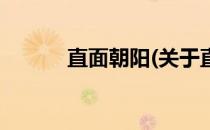 直面朝阳(关于直面朝阳的简介)