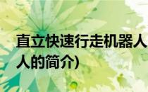 直立快速行走机器人(关于直立快速行走机器人的简介)