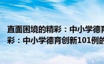 直面困境的精彩：中小学德育创新101例(关于直面困境的精彩：中小学德育创新101例的简介)