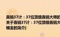 直销37计：37位顶级直销大师的商业秘密 帮你捞取人生中的另一桶金(关于直销37计：37位顶级直销大师的商业秘密 帮你捞取人生中的另一桶金的简介)