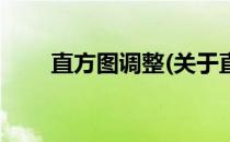 直方图调整(关于直方图调整的简介)