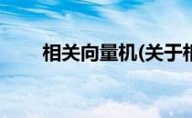 相关向量机(关于相关向量机的简介)