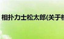 相扑力士松太郎(关于相扑力士松太郎的简介)