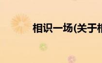 相识一场(关于相识一场的简介)