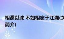 相濡以沫 不如相忘于江湖(关于相濡以沫 不如相忘于江湖的简介)