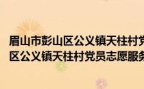 眉山市彭山区公义镇天柱村党员志愿服务队(关于眉山市彭山区公义镇天柱村党员志愿服务队的简介)