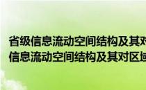 省级信息流动空间结构及其对区域等级体系的影响(关于省级信息流动空间结构及其对区域等级体系的影响的简介)