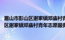 眉山市彭山区谢家镇邓庙村青年志愿服务队(关于眉山市彭山区谢家镇邓庙村青年志愿服务队的简介)