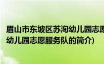眉山市东坡区苏洵幼儿园志愿服务队(关于眉山市东坡区苏洵幼儿园志愿服务队的简介)