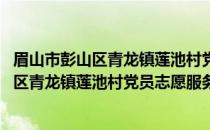 眉山市彭山区青龙镇莲池村党员志愿服务队(关于眉山市彭山区青龙镇莲池村党员志愿服务队的简介)