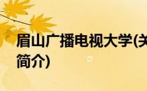 眉山广播电视大学(关于眉山广播电视大学的简介)