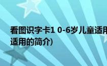 看图识字卡1 0-6岁儿童适用(关于看图识字卡1 0-6岁儿童适用的简介)