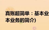 真账超简单：基本业务(关于真账超简单：基本业务的简介)