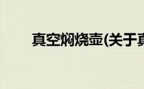 真空焖烧壶(关于真空焖烧壶的简介)