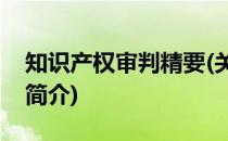 知识产权审判精要(关于知识产权审判精要的简介)