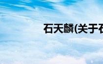 石天麟(关于石天麟的简介)