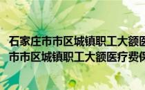 石家庄市市区城镇职工大额医疗费保险暂行办法(关于石家庄市市区城镇职工大额医疗费保险暂行办法的简介)