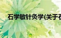 石学敏针灸学(关于石学敏针灸学的简介)