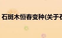 石斑木恒春变种(关于石斑木恒春变种的简介)