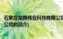 石家庄龙腾伟业科技有限公司(关于石家庄龙腾伟业科技有限公司的简介)
