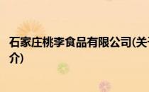 石家庄桃李食品有限公司(关于石家庄桃李食品有限公司的简介)