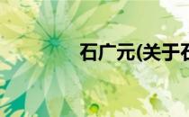 石广元(关于石广元的简介)
