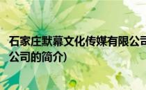 石家庄默幕文化传媒有限公司(关于石家庄默幕文化传媒有限公司的简介)