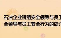 石油企业班组安全领导与员工安全行为(关于石油企业班组安全领导与员工安全行为的简介)