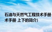 石油与天然气工程技术手册 上下(关于石油与天然气工程技术手册 上下的简介)