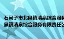 石河子市北泉镇清泉综合服务有限责任公司(关于石河子市北泉镇清泉综合服务有限责任公司的简介)