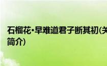 石榴花·早难道君子断其初(关于石榴花·早难道君子断其初的简介)