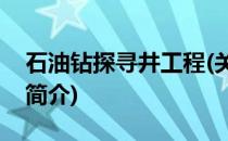 石油钻探寻井工程(关于石油钻探寻井工程的简介)