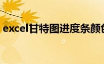 excel甘特图进度条颜色修改（excel甘特图）