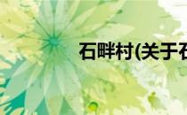 石畔村(关于石畔村的简介)