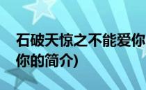 石破天惊之不能爱你(关于石破天惊之不能爱你的简介)