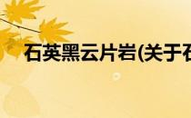 石英黑云片岩(关于石英黑云片岩的简介)