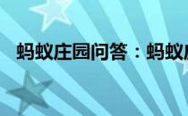 蚂蚁庄园问答：蚂蚁庄园今日答案最新4.9