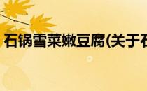 石锅雪菜嫩豆腐(关于石锅雪菜嫩豆腐的简介)