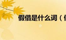 假借是什么词（假借是什么意思）