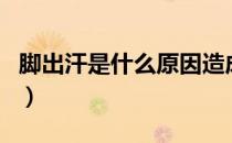 脚出汗是什么原因造成的（脚出汗是什么原因）
