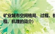矿业城市空间格局、过程、机理(关于矿业城市空间格局、过程、机理的简介)