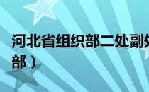 河北省组织部二处副处级调研员（河北省组织部）