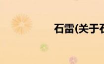石雷(关于石雷的简介)